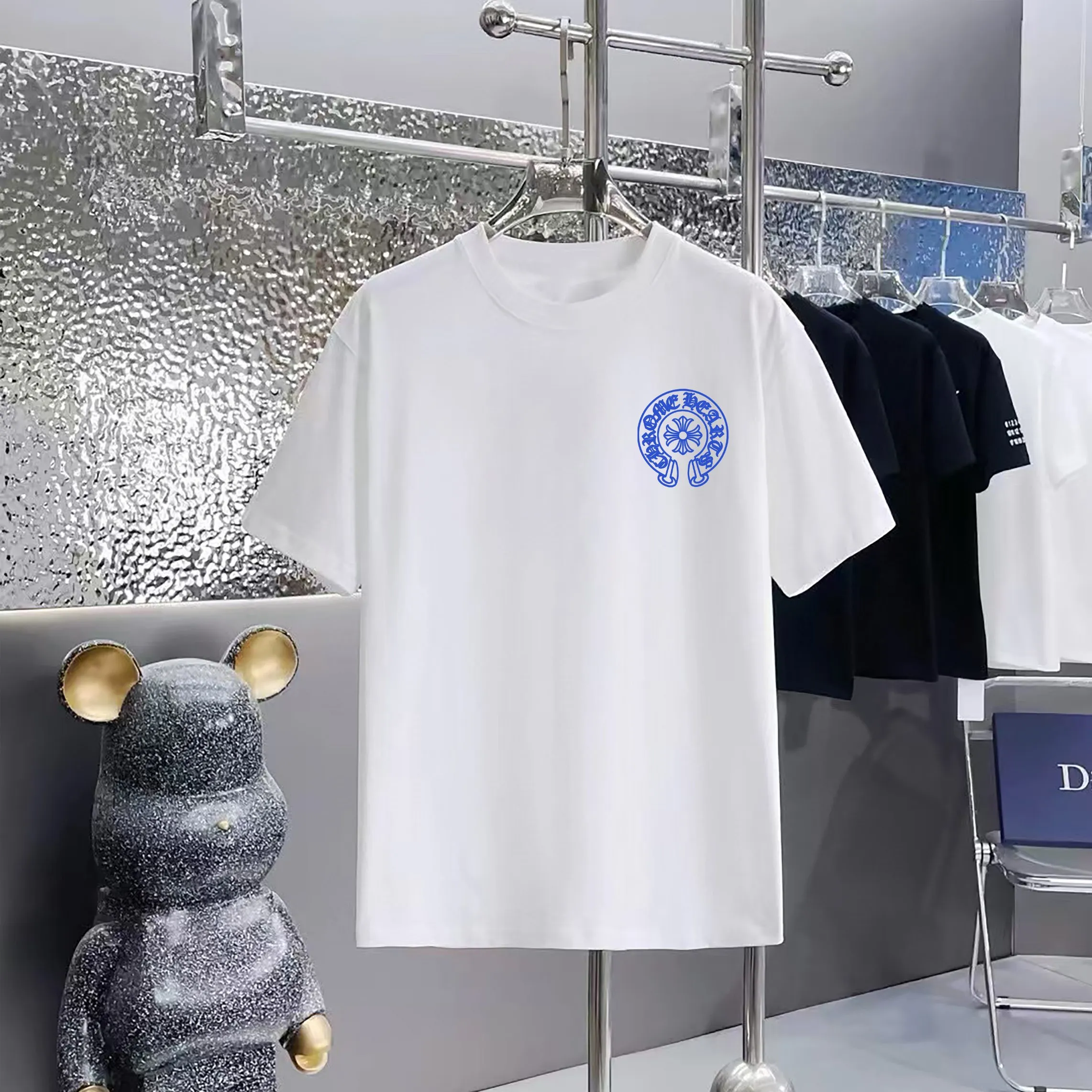 80 Chrome Hearts T 1:1 1×1 Same Style logo OS ：Black，White， ，Red， Gray Size：XS-L